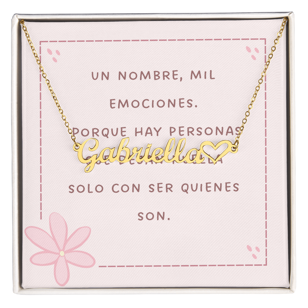 Un Nombre, Mil Emociones – Collar Personalizado con Corazón