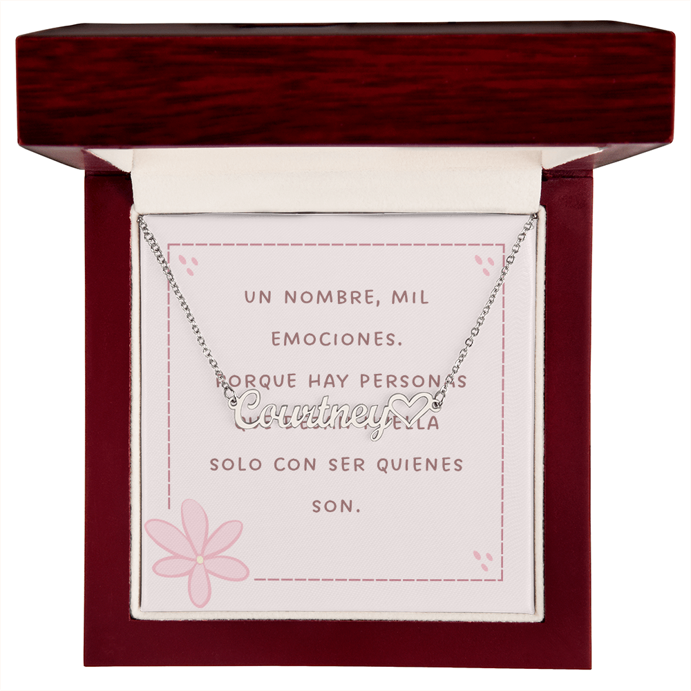 Un Nombre, Mil Emociones – Collar Personalizado con Corazón