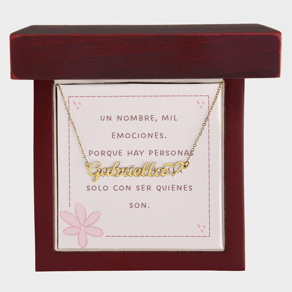 Un Nombre, Mil Emociones – Collar Personalizado con Corazón