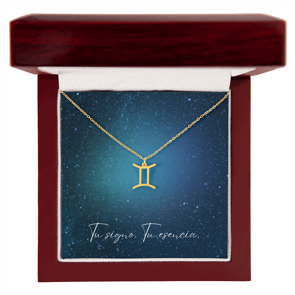 Tu Signo. Tu Esencia – Collar con símbolo del Zodiaco Personalizado