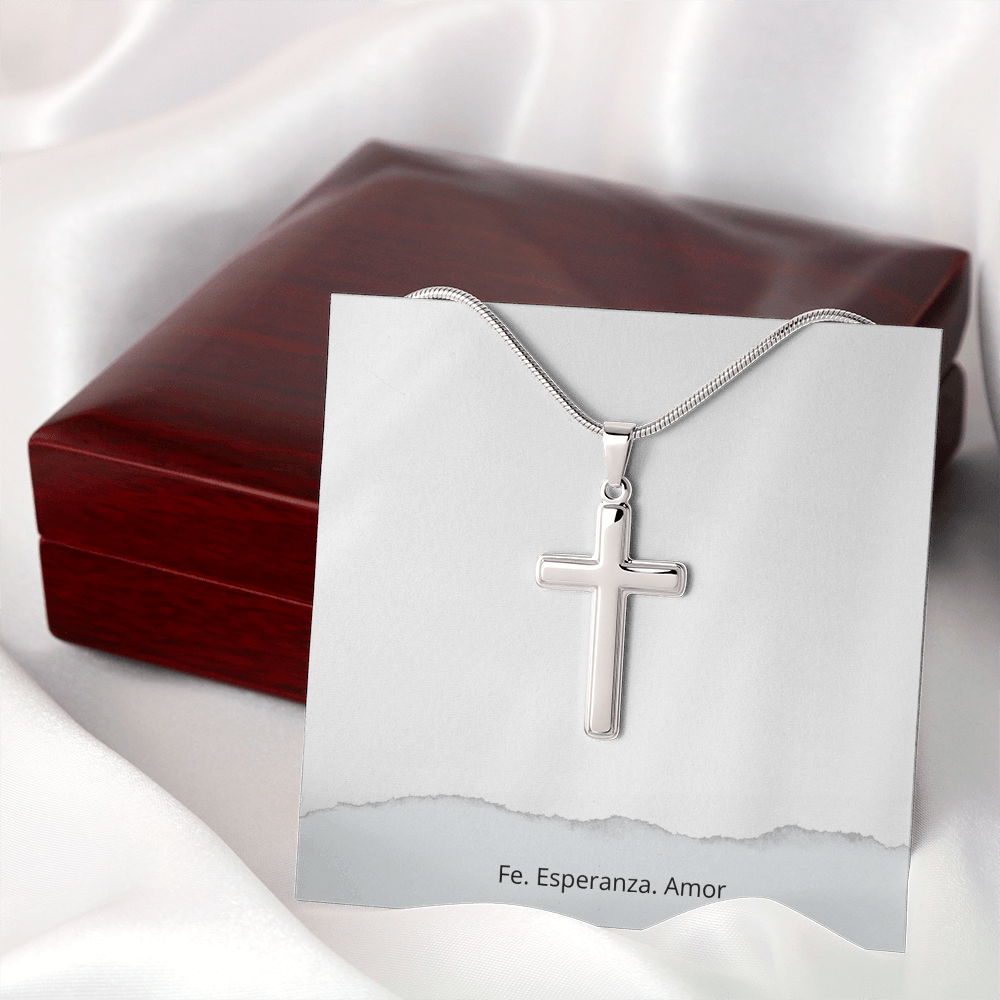 Mi Fe, Mi Fortaleza – Collar con Cruz Unisex