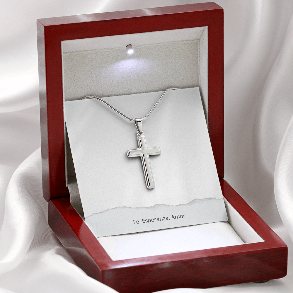 Mi Fe, Mi Fortaleza – Collar con Cruz Unisex