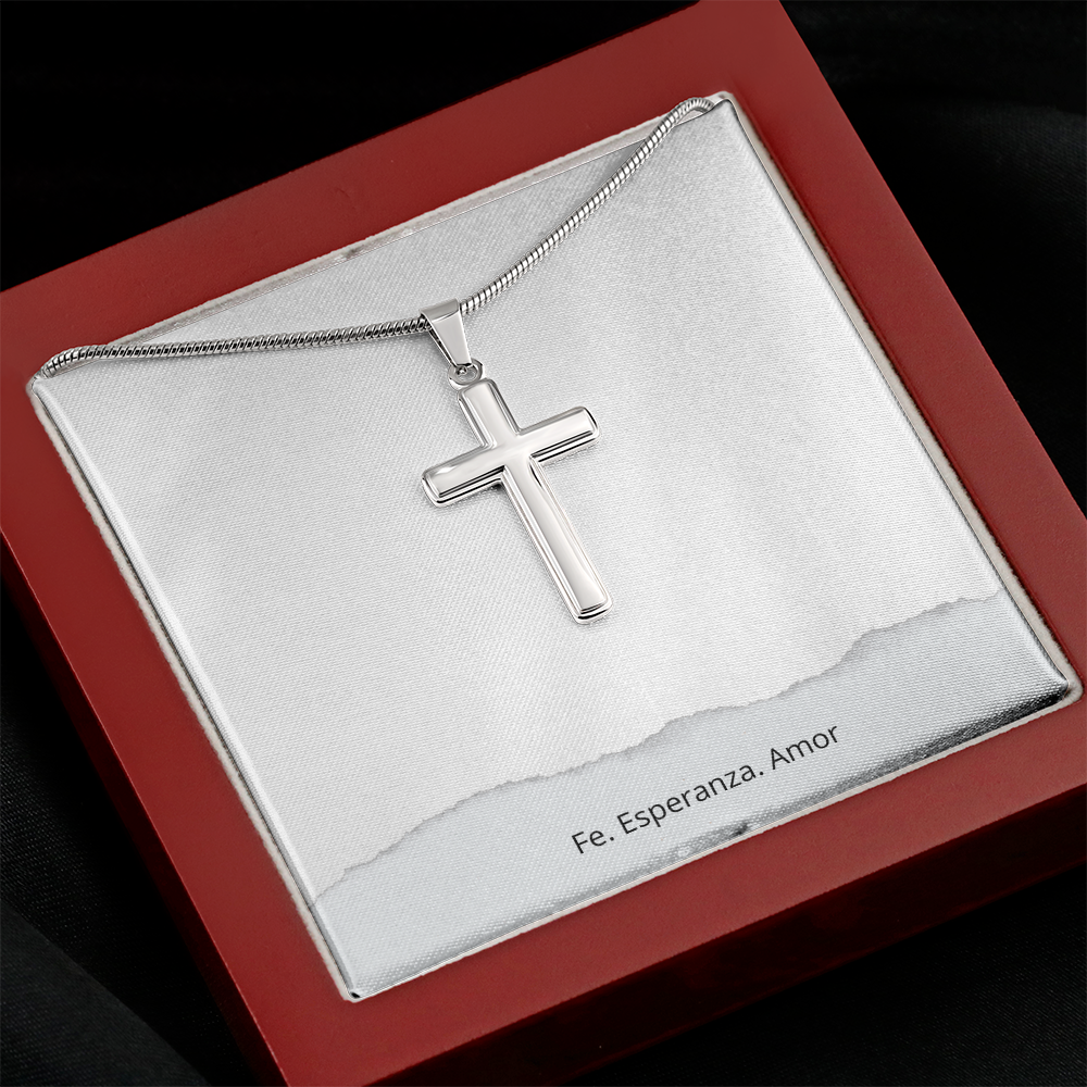 Mi Fe, Mi Fortaleza – Collar con Cruz Unisex