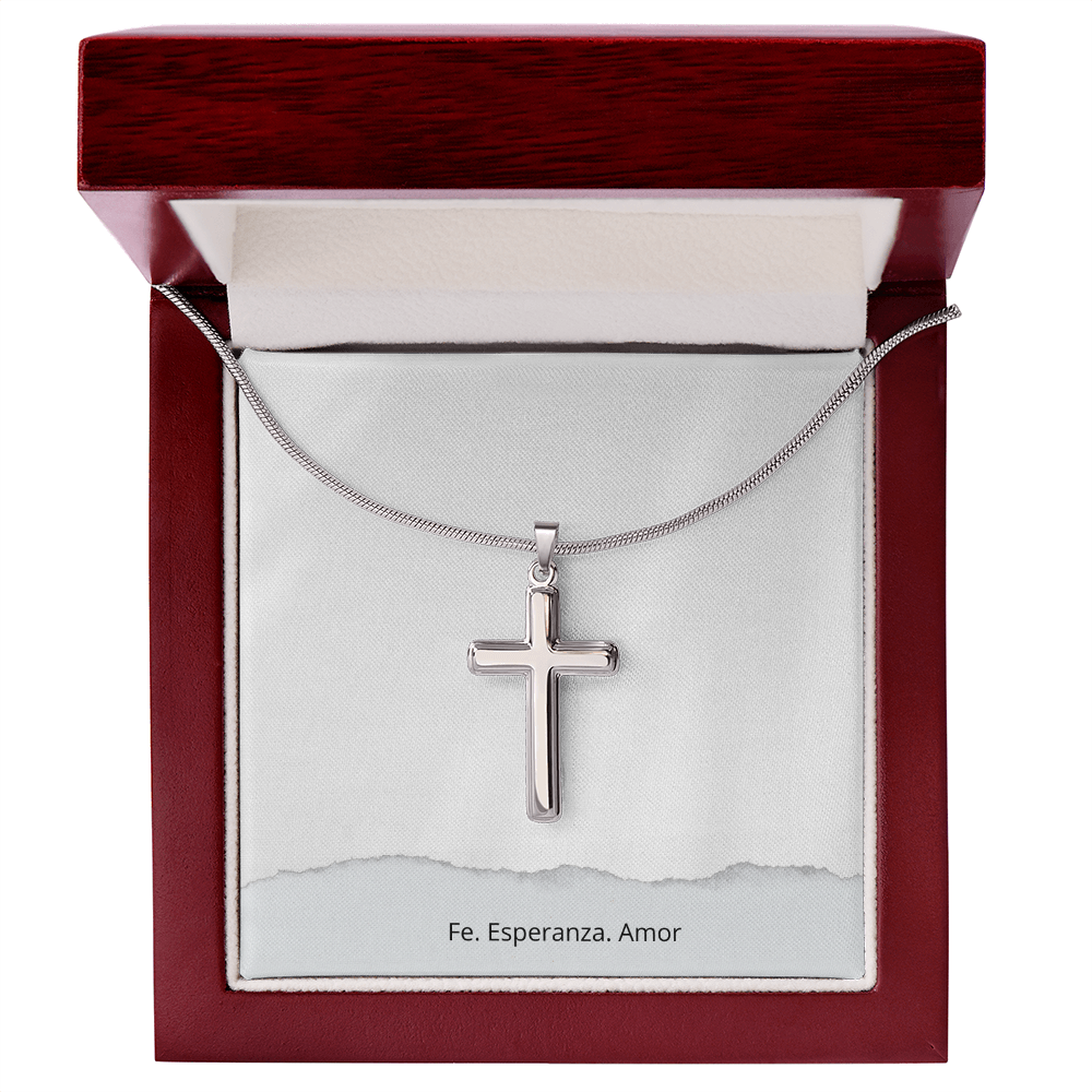 Mi Fe, Mi Fortaleza – Collar con Cruz Unisex