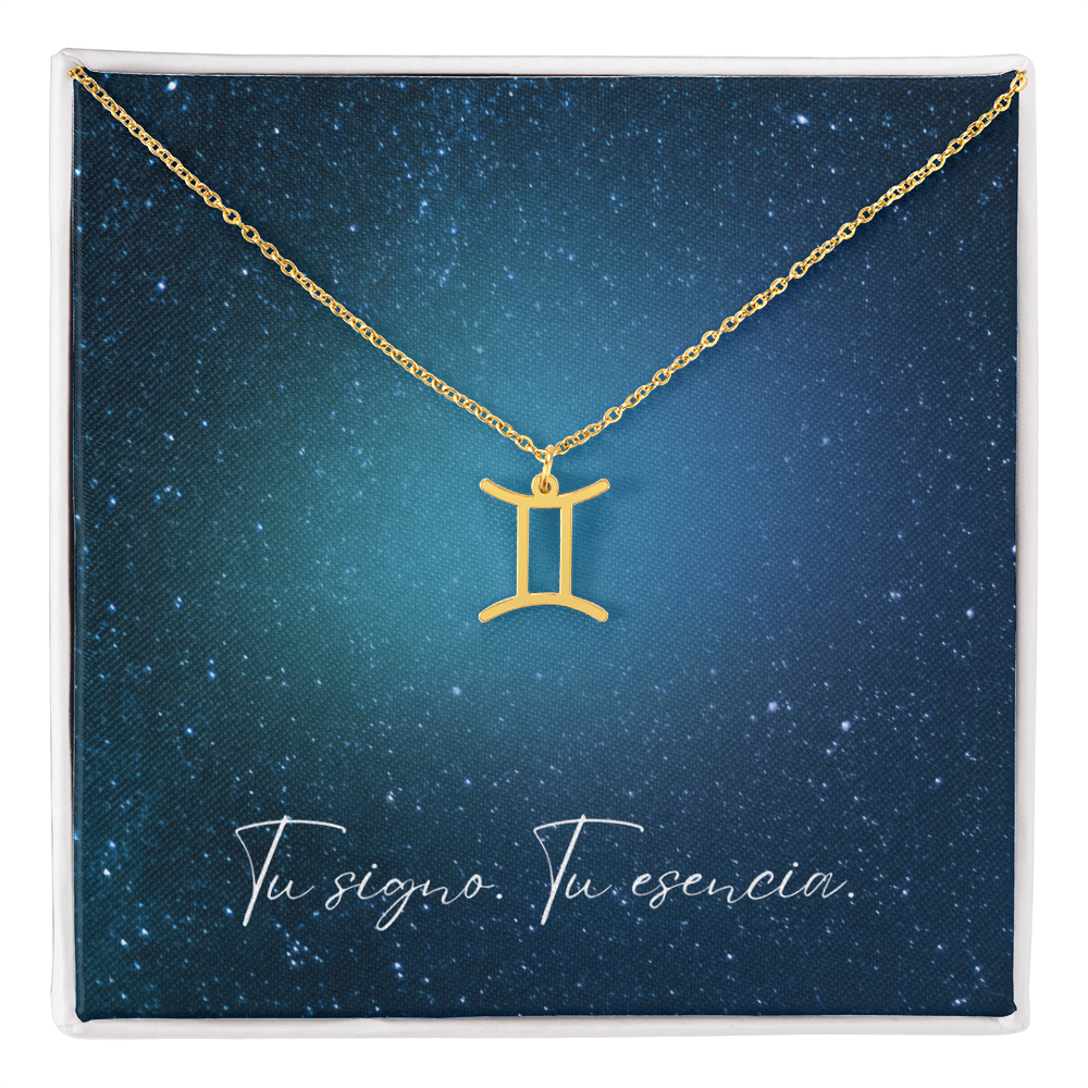 Tu Signo. Tu Esencia – Collar con símbolo del Zodiaco Personalizado